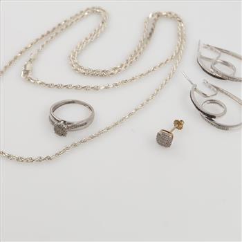 Sterling Silver Jewelry, 5 Pieces