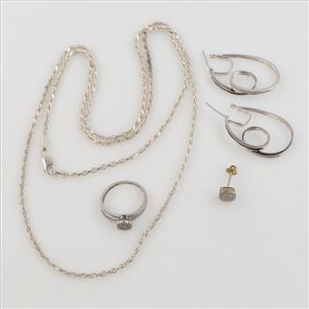 Sterling Silver Jewelry, 5 Pieces
