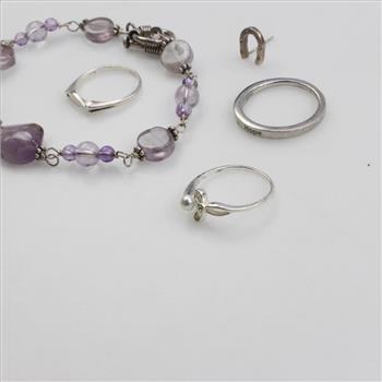 Sterling Silver Jewelry, 5 Pieces