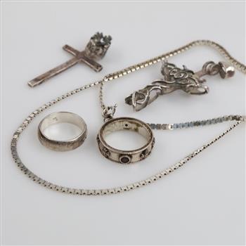 Sterling Silver Jewelry, 5 Pieces