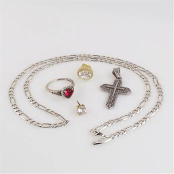 Sterling Silver Jewelry, 5 Pieces