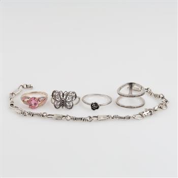 Sterling Silver Jewelry, 5 Pieces