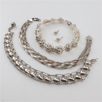 Sterling Silver Jewelry, 5 Pieces