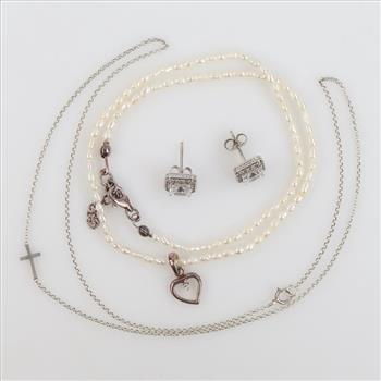 Sterling Silver Jewelry, 5 Pieces
