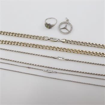 Sterling Silver Jewelry, 5 Pieces