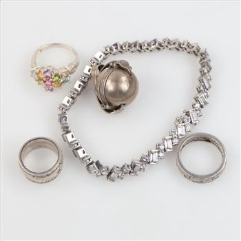 Sterling Silver Jewelry, 5 Pieces