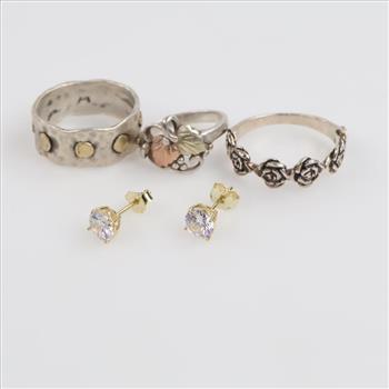 Sterling Silver Jewelry, 5 Pieces