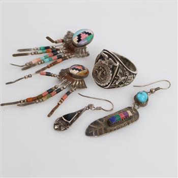 Sterling Silver Jewelry, 5 Pieces