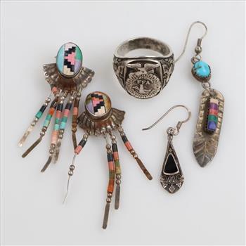 Sterling Silver Jewelry, 5 Pieces