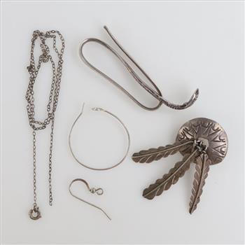 Sterling Silver Jewelry, 5 Pieces