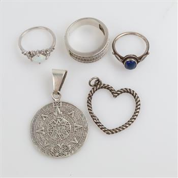 Sterling Silver Jewelry, 5 Pieces
