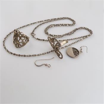 Sterling Silver Jewelry, 5 Pieces