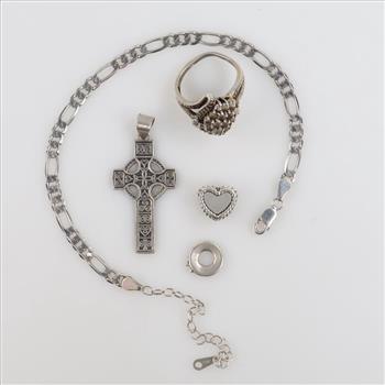 Sterling Silver Jewelry, 5 Pieces