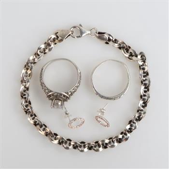 Sterling Silver Jewelry, 5 Pieces