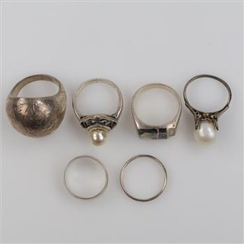 Sterling Silver Jewelry, 6 Pieces