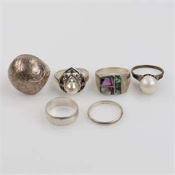 Sterling Silver Jewelry, 6 Pieces