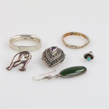 Sterling Silver Jewelry, 6 Pieces