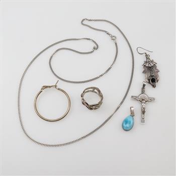Sterling Silver Jewelry, 6 Pieces