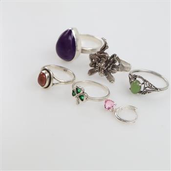 Sterling Silver Jewelry, 6 Pieces