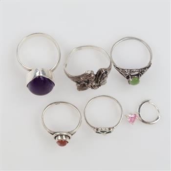 Sterling Silver Jewelry, 6 Pieces