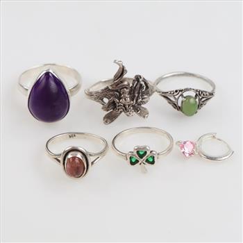 Sterling Silver Jewelry, 6 Pieces