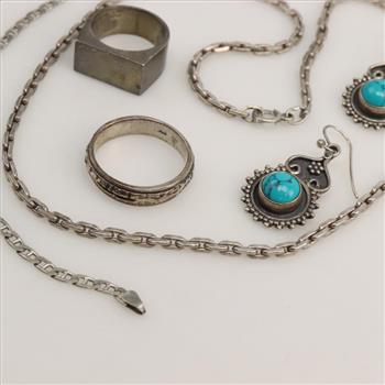 Sterling Silver Jewelry, 6 Pieces