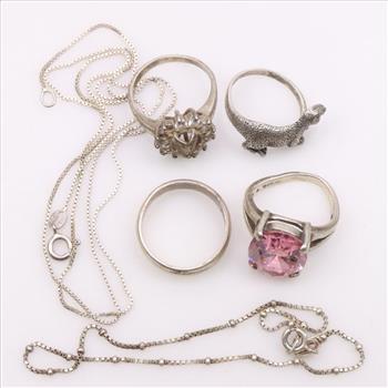 Sterling Silver Jewelry, 6 Pieces