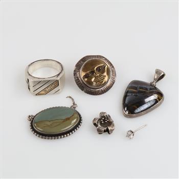 Sterling Silver Jewelry, 6 Pieces