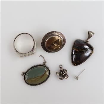 Sterling Silver Jewelry, 6 Pieces