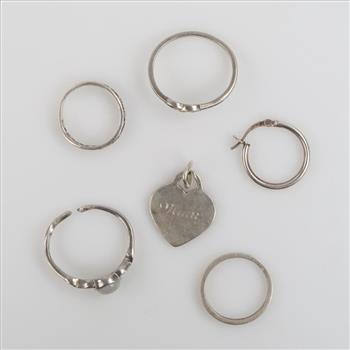Sterling Silver Jewelry, 6 Pieces