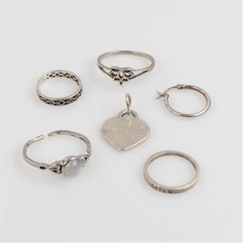 Sterling Silver Jewelry, 6 Pieces