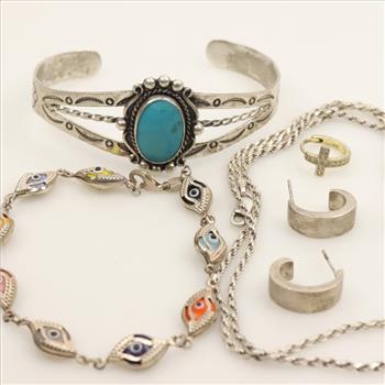 Sterling Silver Jewelry, 6 Pieces