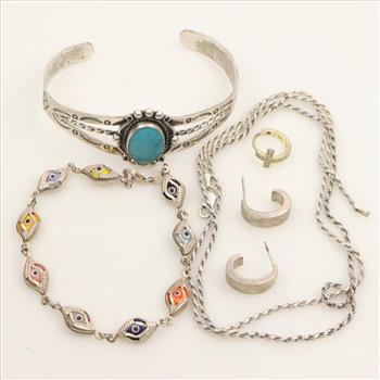 Sterling Silver Jewelry, 6 Pieces