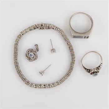 Sterling Silver Jewelry, 6 Pieces