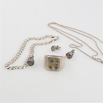 Sterling Silver Jewelry, 6 Pieces