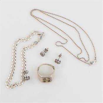 Sterling Silver Jewelry, 6 Pieces