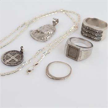 Sterling Silver Jewelry, 6 Pieces