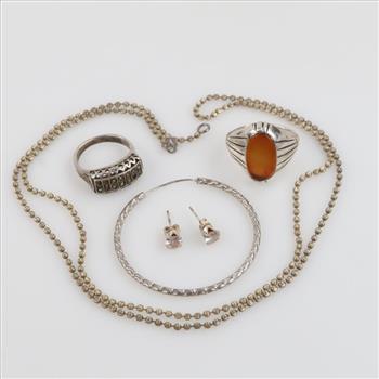 Sterling Silver Jewelry, 6 Pieces