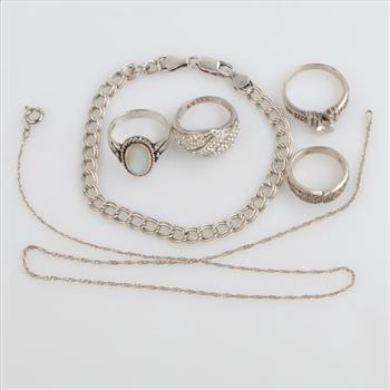 Sterling Silver Jewelry, 6 Pieces