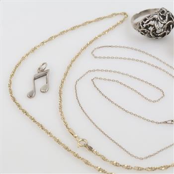 Sterling Silver Jewelry, 6 Pieces