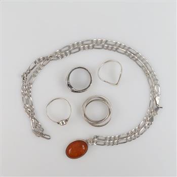 Sterling Silver Jewelry, 6 Pieces
