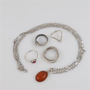 Sterling Silver Jewelry, 6 Pieces