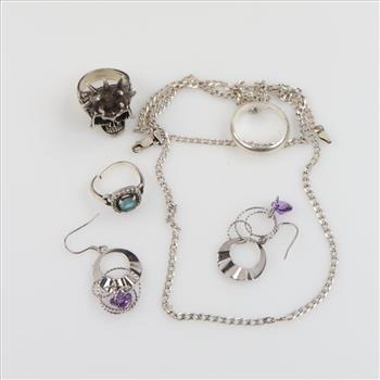 Sterling Silver Jewelry, 6 Pieces