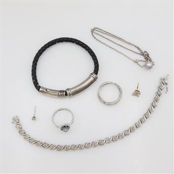 Sterling Silver Jewelry, 7 Pieces