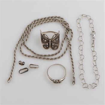 Sterling Silver Jewelry, 7 Pieces