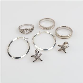 Sterling Silver Jewelry, 7 Pieces