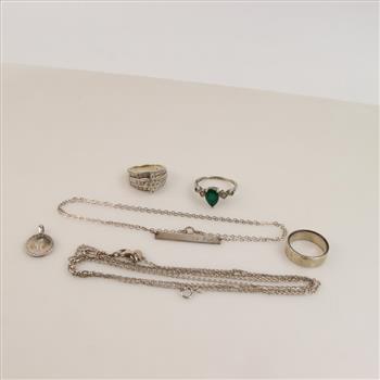 Sterling Silver Jewelry, 7 Pieces