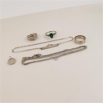 Sterling Silver Jewelry, 7 Pieces