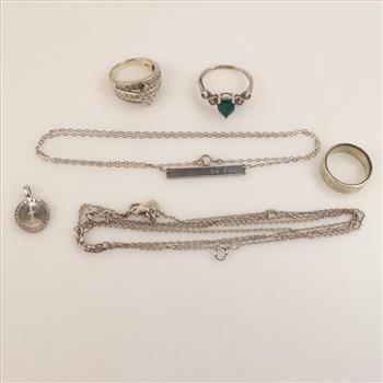 Sterling Silver Jewelry, 7 Pieces