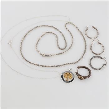 Sterling Silver Jewelry, 7 Pieces